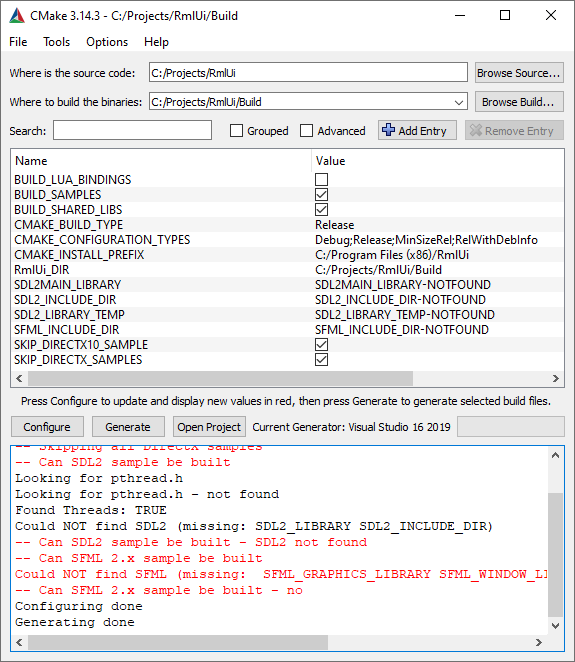 cmake-gui